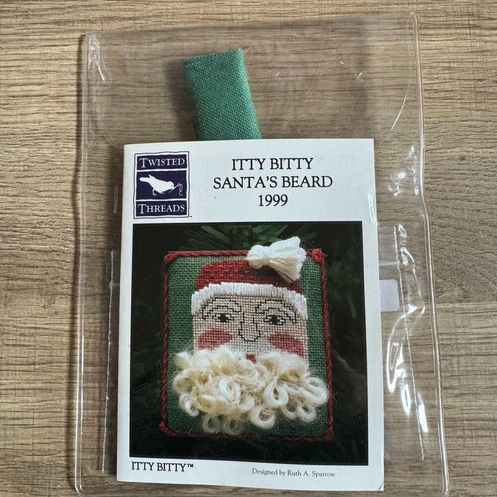 Twisted Threads Itty Bitty Santa’s Beard Needlecraft Cross stitch kit 1999